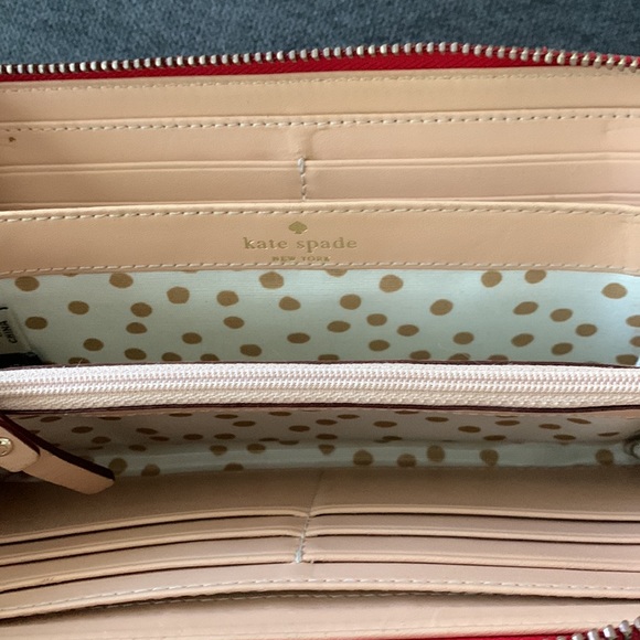 Kate Spade New York red continental wallet - Picture 4 of 5